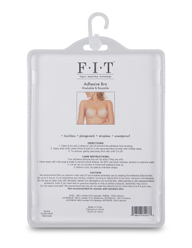 FIT CLOTH ADHESIVE SILICONE BRA CUP D